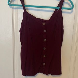 Torrid button down tank